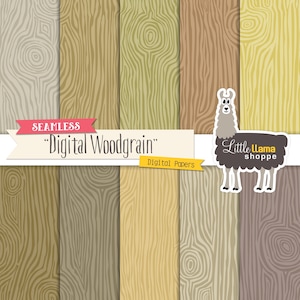 Naadloos faux bois-houtnerf plakboekpapier, houtnerf digitale achtergronden, commercieel gebruik, instant download, decoratief papier