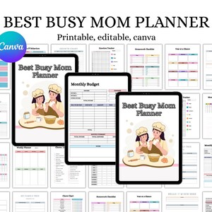 Der perfekte Wochenplaner für Mamas: Meister Sie die täglichen Aufgaben, organisieren Sie Ihr Familienleben und bleiben Sie organisiert – undatiert, digital, sofortiger Zugriff, perfekt für vielbeschäftigte Mütter