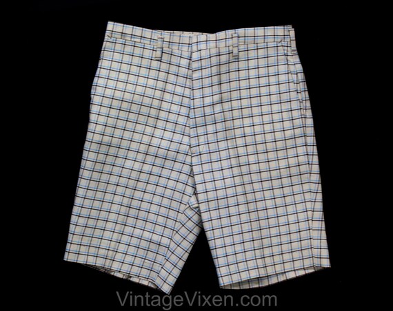 Teen Boy's 1960s Shorts Size 18 Preppy Plaid Bermuda | Etsy