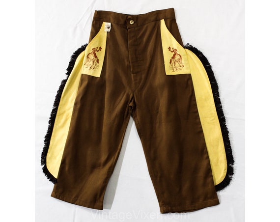 Child Size 10 1940s Cowboy Pants - Boys 40s 50s We