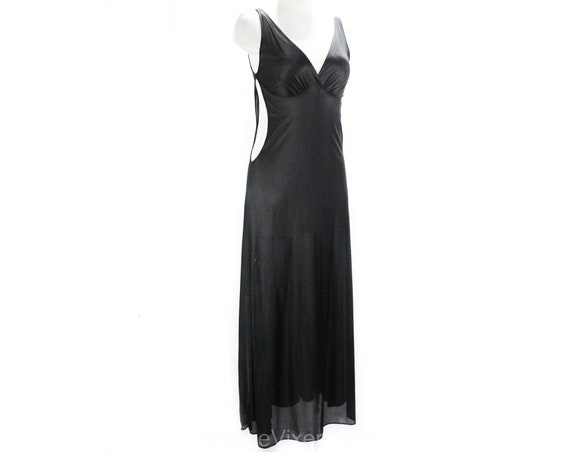 black negligee gown