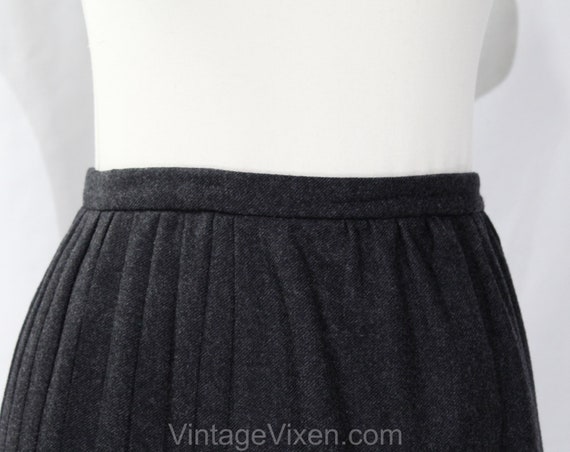 Size 4 Designer Skirt - Valentino Gray Wool Tailo… - image 2