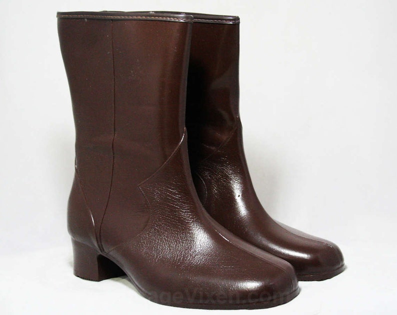 Size 6 Brown Boots Victorian Inspired Winter Ankle Boot Etsy