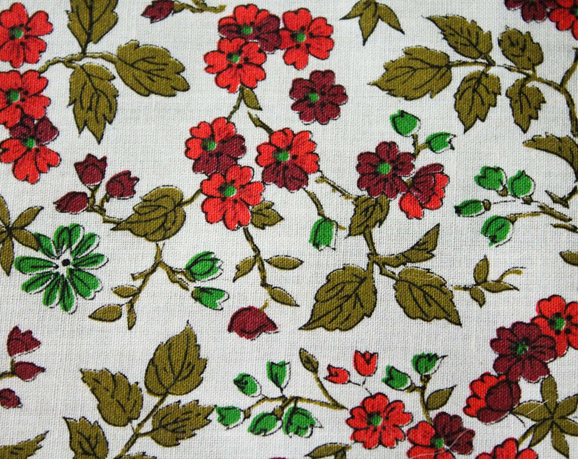 50s floral print