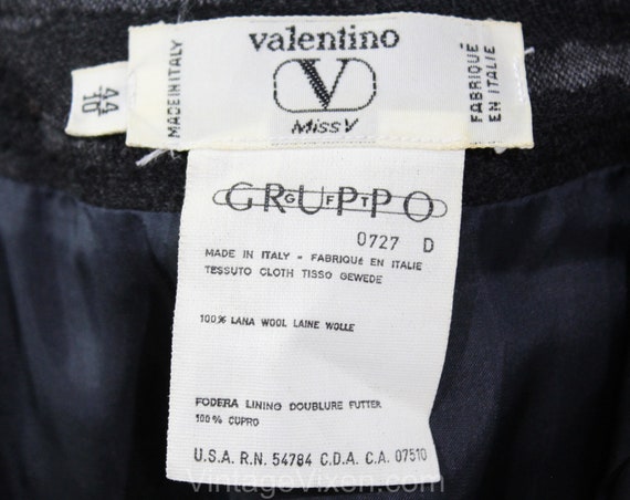 Size 8 Designer Gray Skirt - Valentino Avant Gard… - image 4