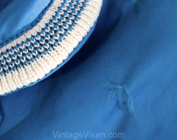 5T 1950s Blue Snow Suit - Shabby Condition Child'… - image 3