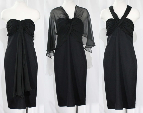 Size 8 Strapless Dress ca. 1990 by Sonia Rykiel -… - image 1