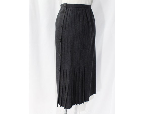 Size 4 Designer Skirt - Valentino Gray Wool Tailo… - image 6