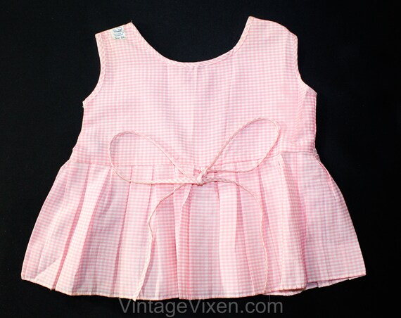 3T Girls 1950s Pink Gingham Dress - Charming Todd… - image 6