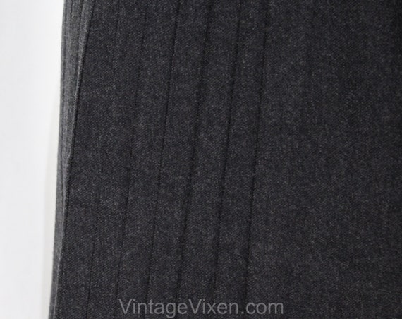 Size 4 Designer Skirt - Valentino Gray Wool Tailo… - image 3