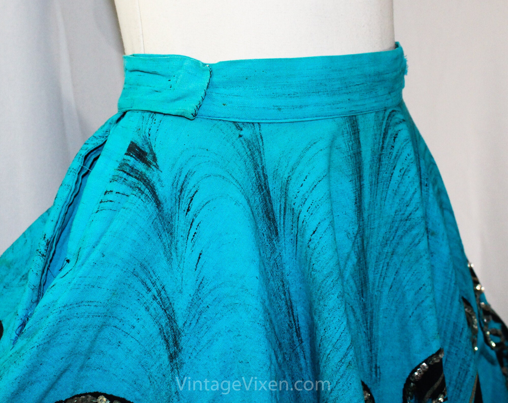 ビンテージ　Mexico　サーキュラースカート 50's-60's Mexican circular skirt／50-60年代 メキシカン