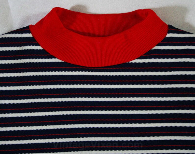 Girl/'s Size 6X Pants Outfit NOS Deadstock 70s Girls Long Sleeved Top Stretchorama 1970s Striped Shirt /& Red Pant TV Sitcom Style