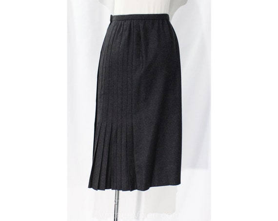 Size 4 Designer Skirt - Valentino Gray Wool Tailo… - image 7