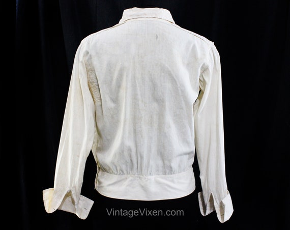 1910s 1920s Cotton Blouse - As Is Poor Condition … - image 10