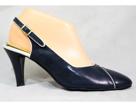 navy blue shoes for womens size 8