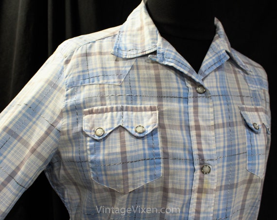 1950s Big E Levi's Western Shirt - Ladies' Size 1… - image 2