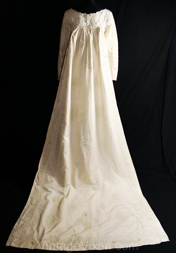Size 10 Wedding Dress Priscilla of Boston 1960s Empire | Etsy