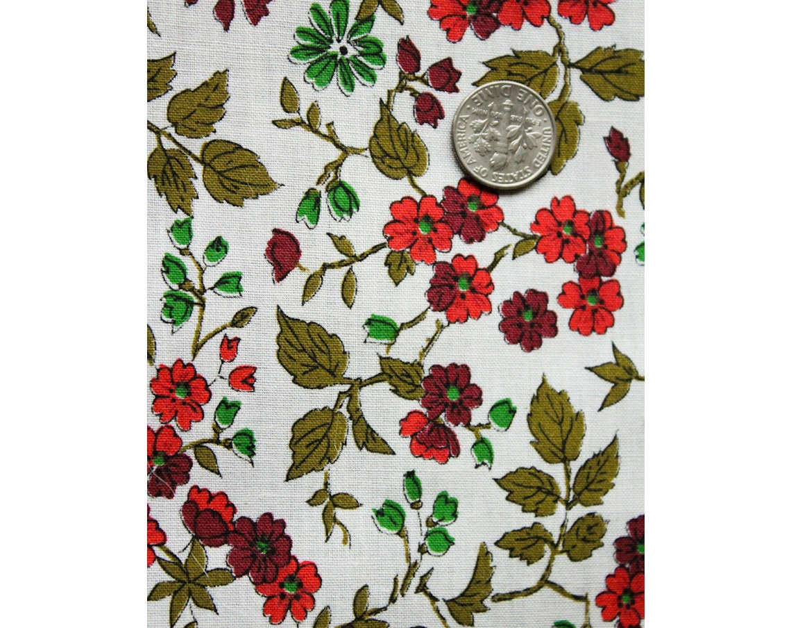 50s floral print