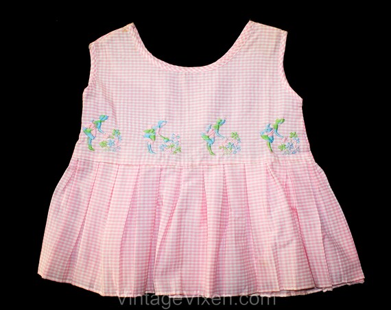 3T Girls 1950s Pink Gingham Dress - Charming Todd… - image 7