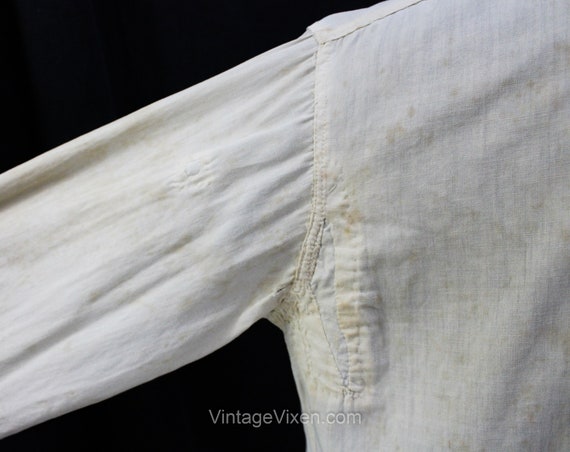 1910s 1920s Cotton Blouse - As Is Poor Condition … - image 6