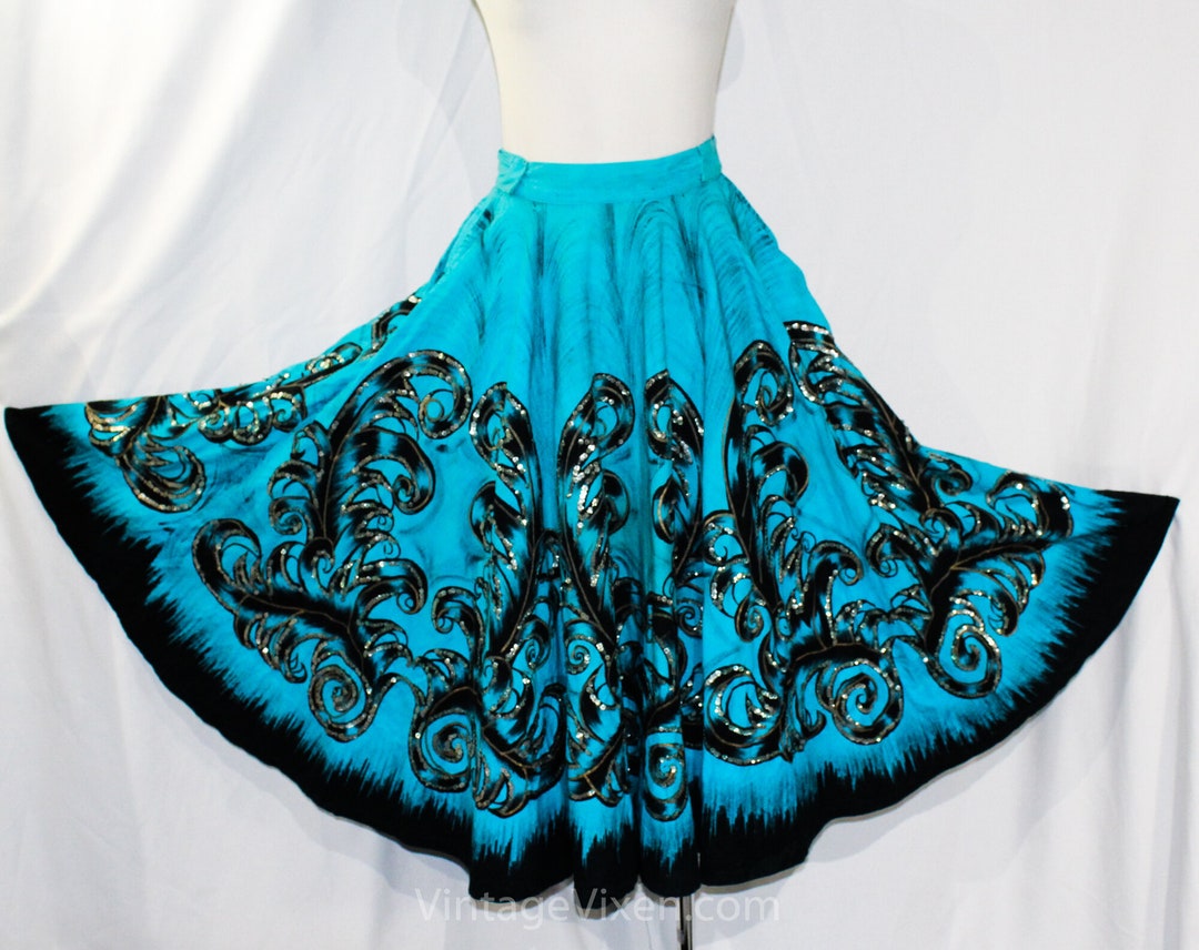ビンテージ　Mexico　サーキュラースカート 50's-60's Mexican circular skirt／50-60年代 メキシカン