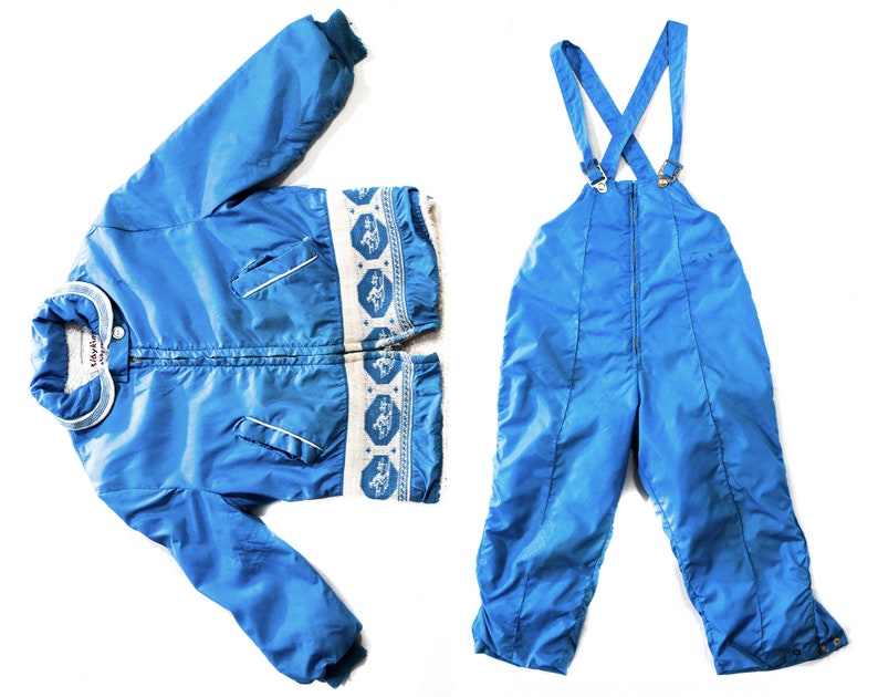 5T 1950s Blue Snow Suit Shabby Condition Child's Ski - Etsy