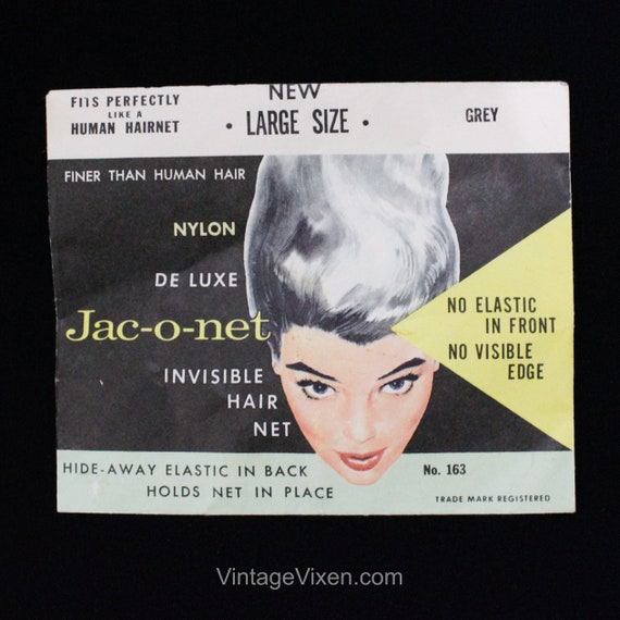 1950s Hair Net for Gray Hair - Large Size 50s 60s… - image 4