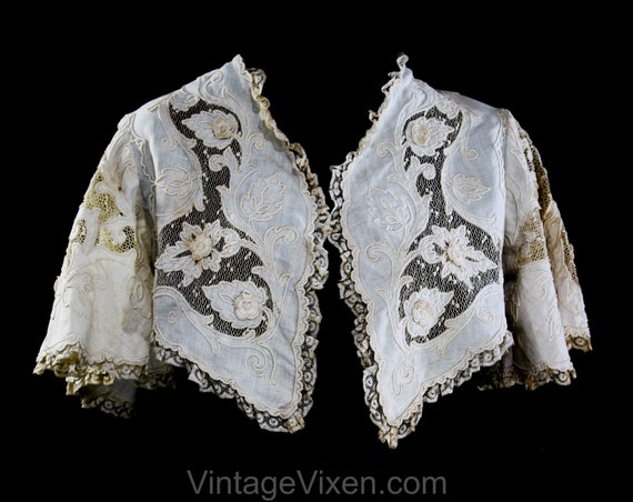 Size Small Victorian Jacket - 1890s 1900s Edwardia