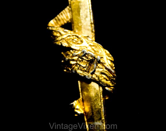 Medieval Style Sword Pin - Dramatic 1950s 60s Spe… - image 2