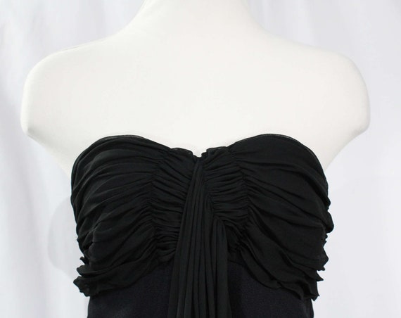 Size 8 Strapless Dress ca. 1990 by Sonia Rykiel -… - image 2