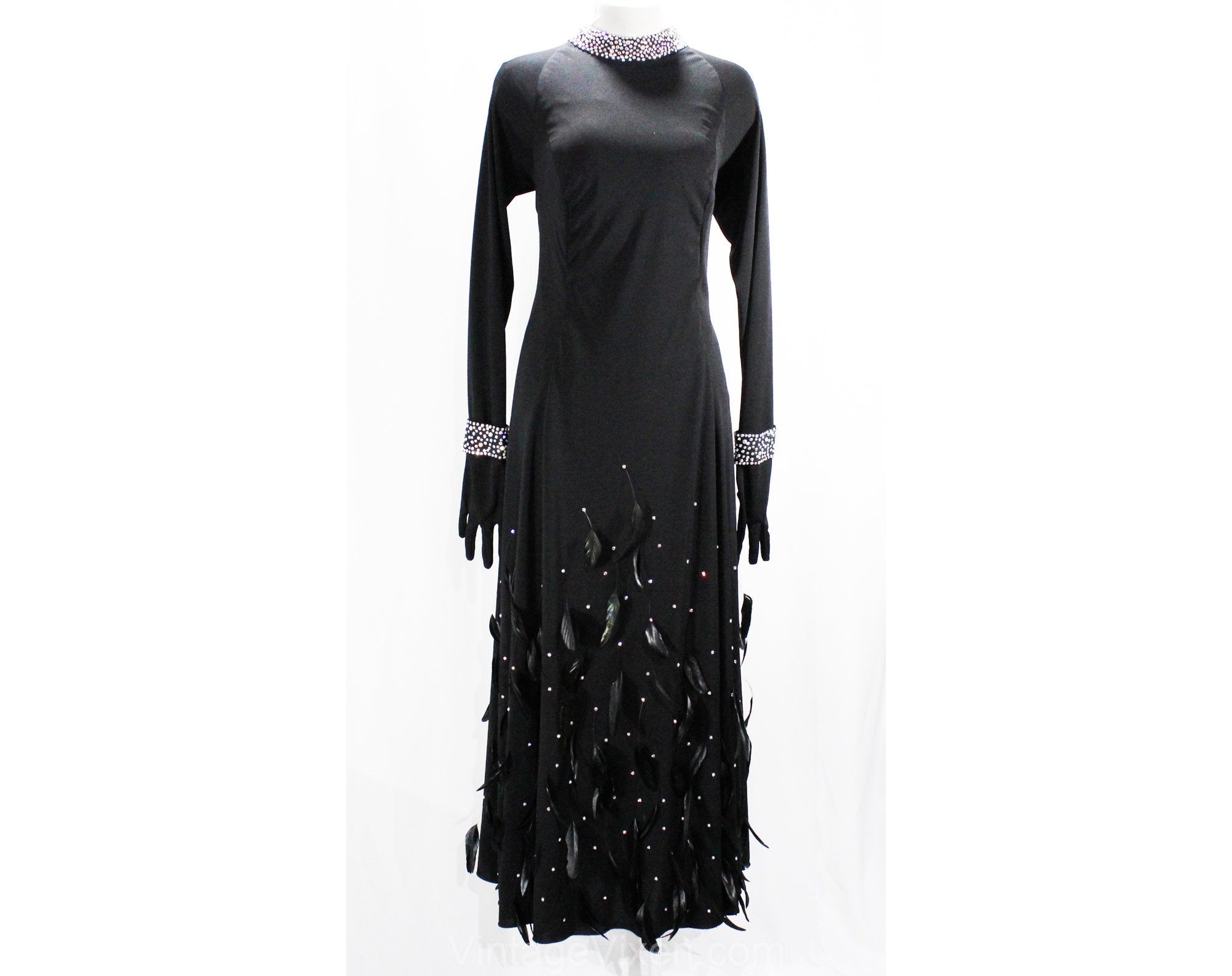 knee length dresses for ladies Jessica Bara Ambre Fur Mini Dress With Attached Gloves – JESSICA BARA main image 1