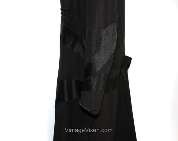 1920s Silk Dress - Authentic 20s Flapper Frock wi… - image 7