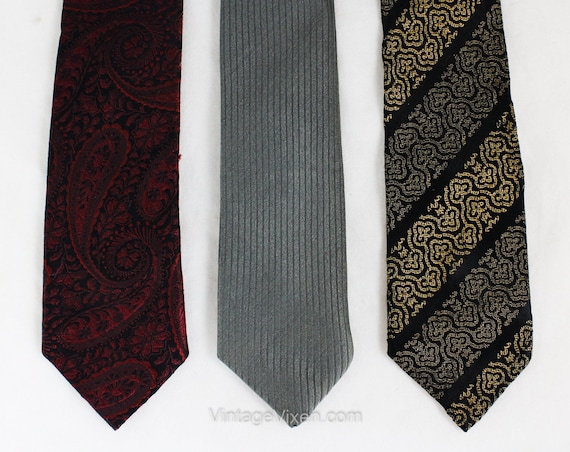 1950s skinny ties