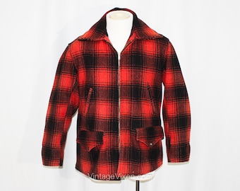 Vintage 40s Sportclad Wool Plaid Jacket - Etsy