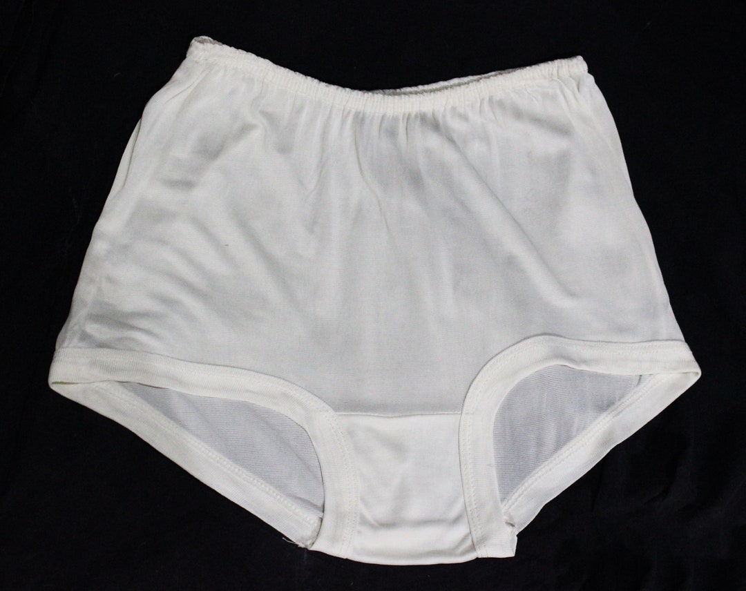 1940s Panties Silky Sheer Offwhite Jersey Knit Panty - Etsy