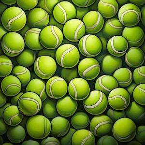 Game, Set, Fetch -  Tennis Balls Wall Art 20&quot;