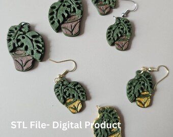 Monstera Vase – STL File for 3D Printing