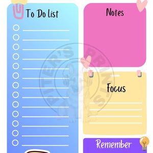 Printable to Do List, Productivity List, Printable Forms, Task Tracker ...