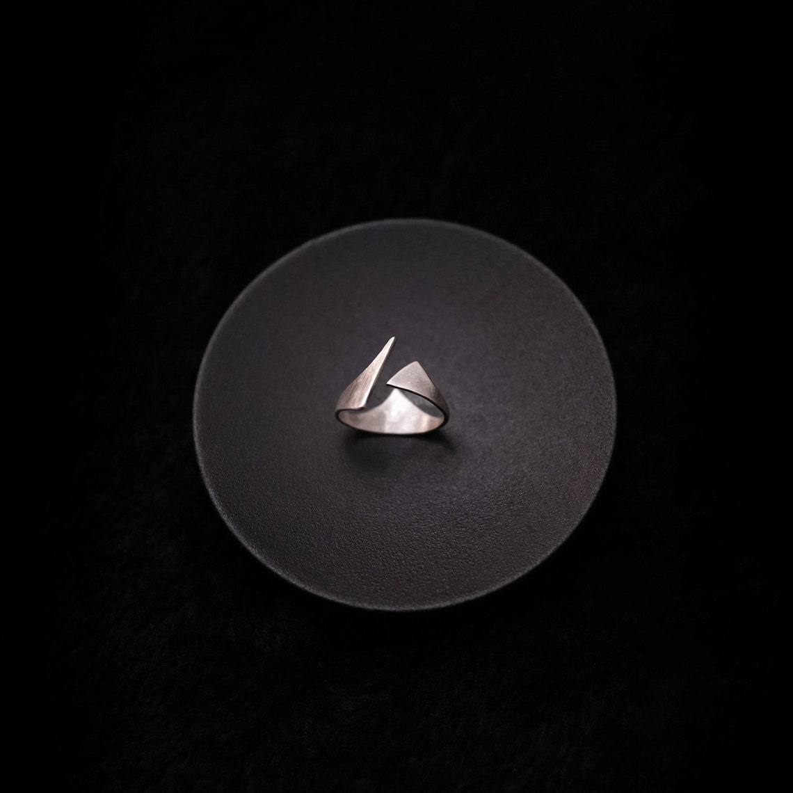 Equalizer open ring Music Silver Ring Two sided ring Modern Etsy