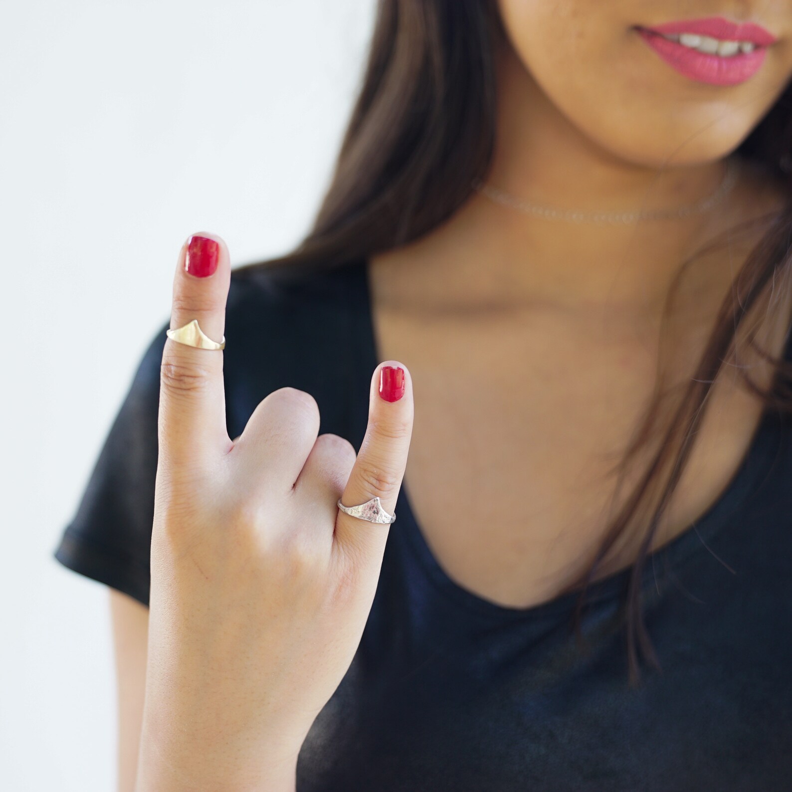 Equalizer open ring Music Silver Ring Two sided ring Modern Etsy