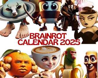 CALENDÁRIO BRAINROT 2025