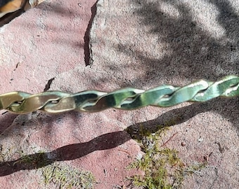 Brass or Silver plate Braided Circlet Renaissance Fair Guild Crown Greek Roman Toga Halloween Wedding Costume - Spirit of the Goddess
