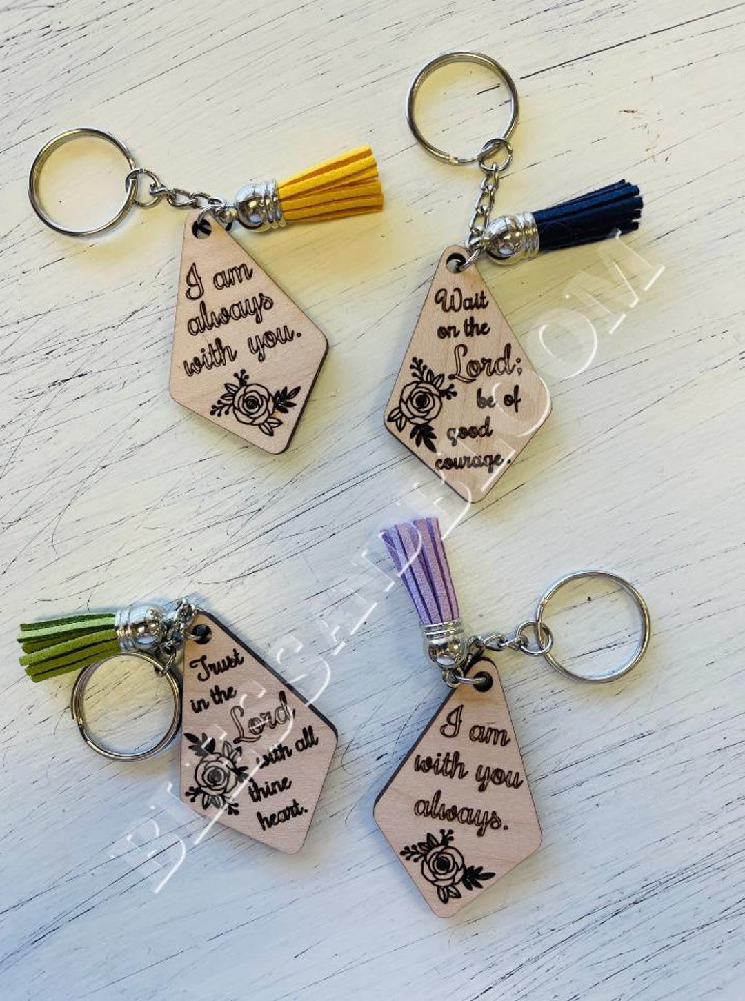 Inspirational, Kite Shaped, Bible Verse Keychains - Etsy