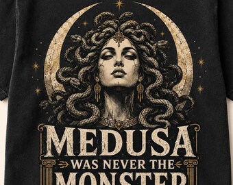 Medusa war nie das Monster Shirt, feministische griechische Mythologie Tee