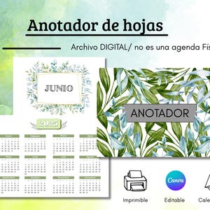 Editable Planner 2025/2026 - Printable PDF | Canva Editable Planner, Feminine