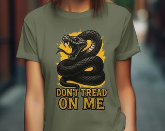 Anarcho Kapitalismus Shirt Libertäres T-Shirt Politische Erklärung Treten Sie nicht auf mich Freiheit oder Tod Amerikanischer Stolz Anti Regierungsstil