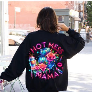 Funny Mama Png, Hot Mess Mom Life Png, Preppy Mama png, Trendy Png, Retro Mama Sublimation, Mama Shirt Design, Sarcastic Mama PNG Digital