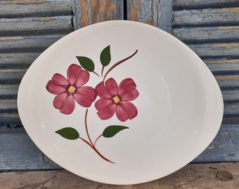 Plato Mayflower vintage de Blue Ridge Southern Pottery de 11 5/8 pulgadas pintado a mano