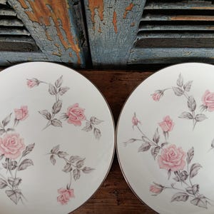 Vintage Noritake Roseglen Dinner Plates Set of 4 Made in Japan Fine China