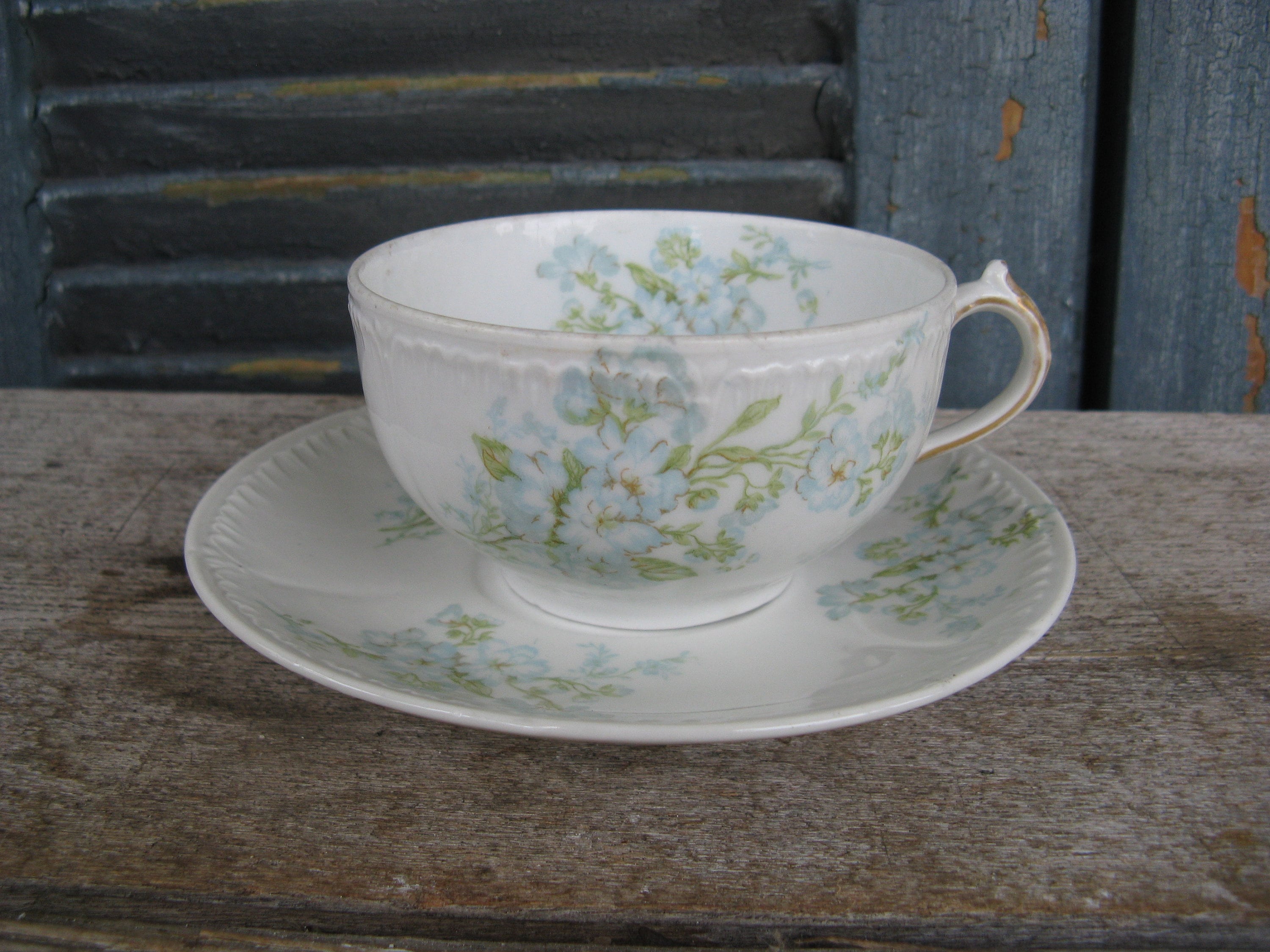 Vintage Haviland Limoges tea cup and saucer set France